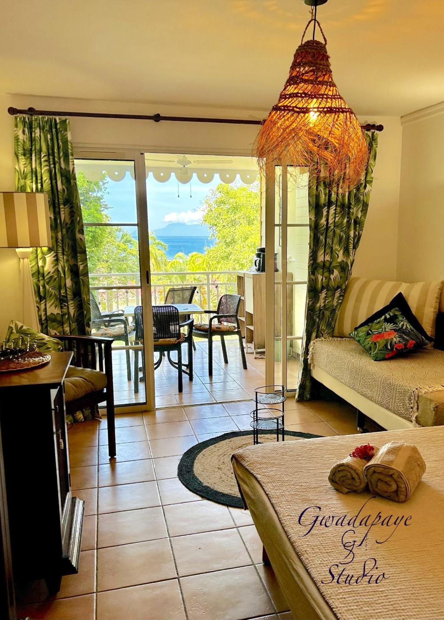Vue Exclusive Mer Et Volcan, Village Vacances Avec Plage Et Piscine, Les Gwadastudios Sainte-Anne  Ngoại thất bức ảnh